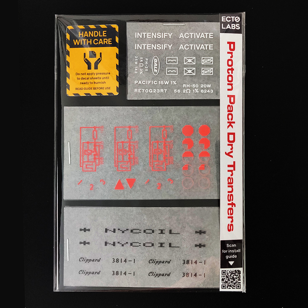 Proton Pack Dry Transfers