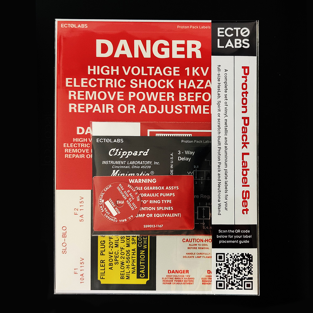 Proton Pack Label Set