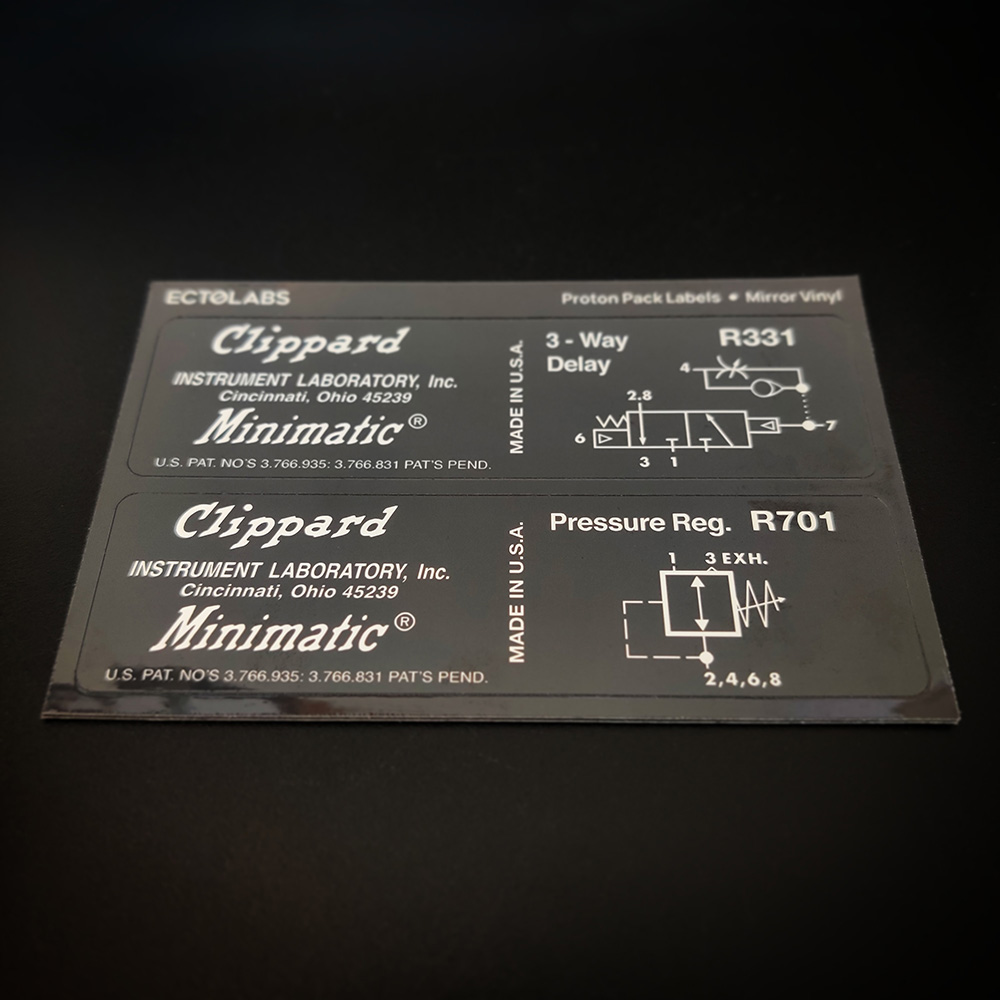 Proton Pack Label Set