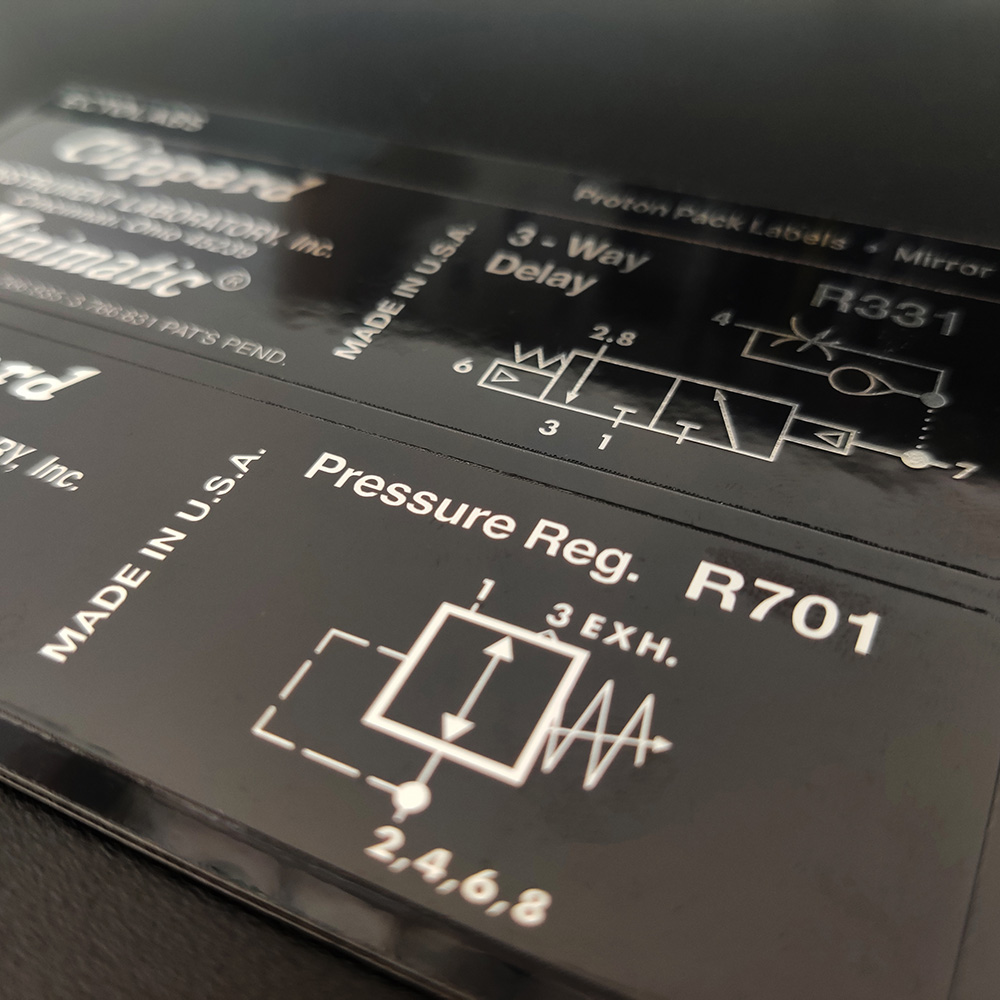 Proton Pack Label Set